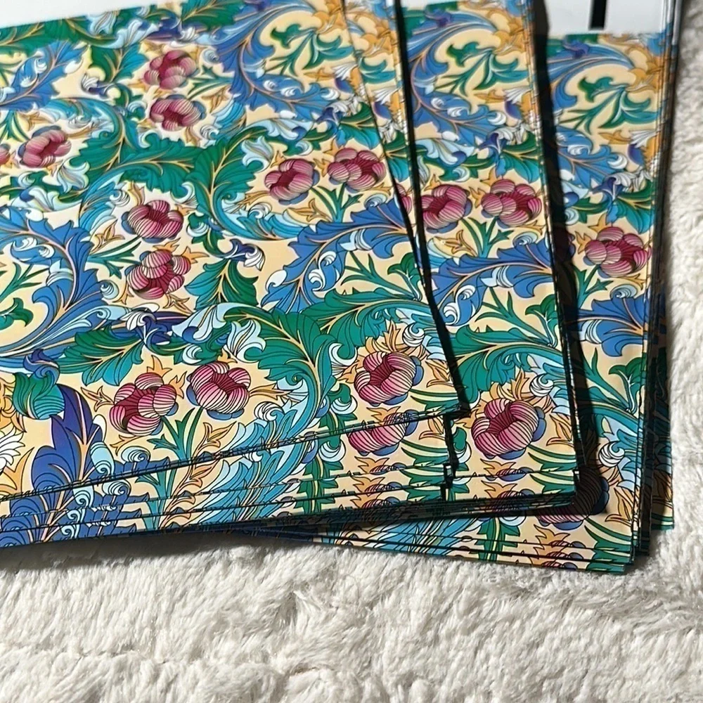 6” x 9” Poly Mailers Floral Paisley print poly mailers- 40 self sealing mailers